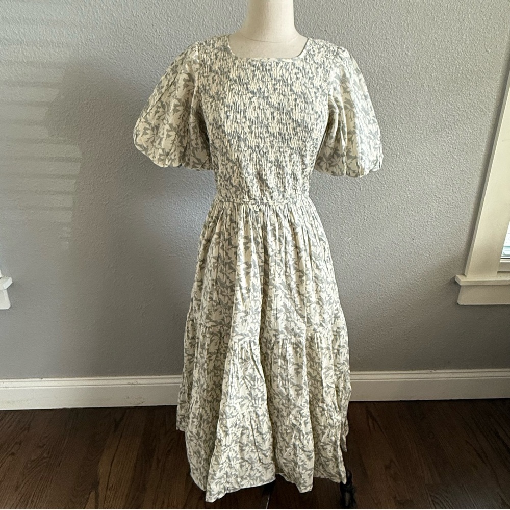 Dear Georgie‎ Elizabeth Dress in Leaves Size Small NWT 100% Cotton